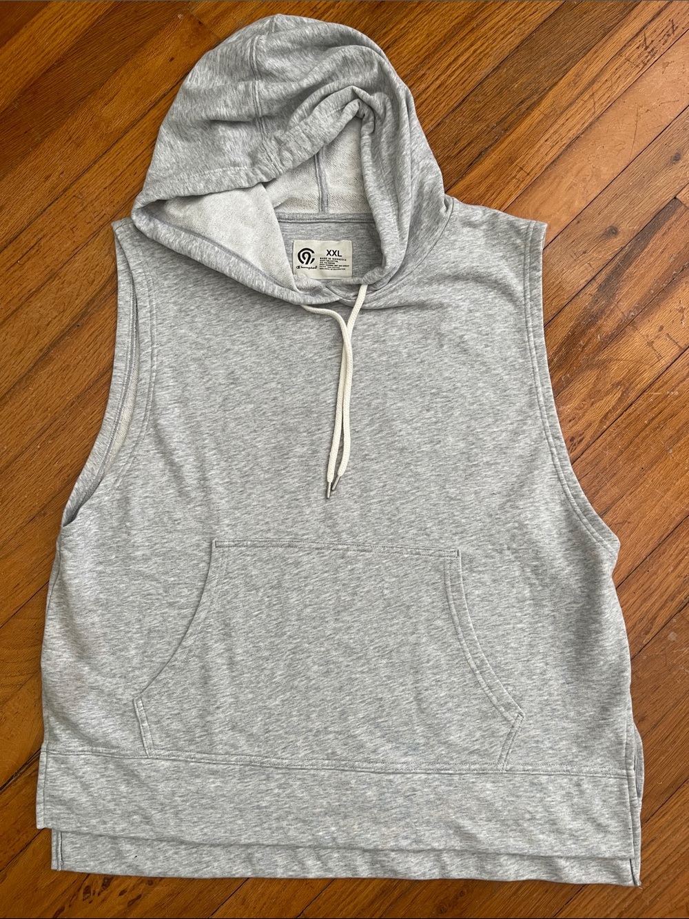 Champion Gray Sleeveless Hoodie